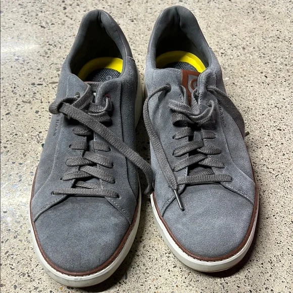 Cole Haan | Shoes | Gray Suede Mens Sneakers | Poshmark display picture 1